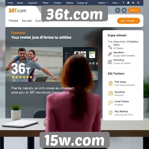 Exploração das funcionalidades do site 36t.com